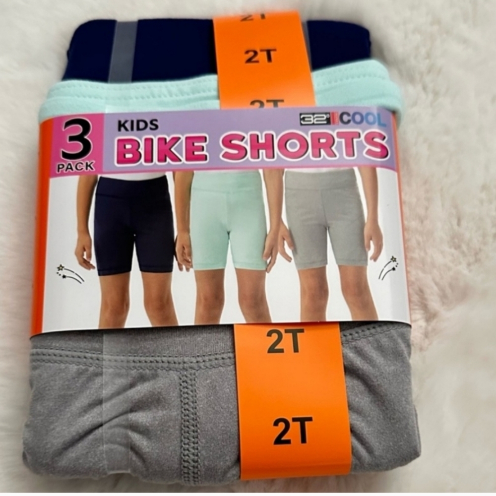 32 Degrees Kids' 3-pack Bike Short